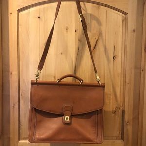 Coach- Vintage Leather Briefcase Bag